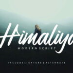 Himaliya Font Poster 1