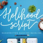 Holihood Script Font Poster 1