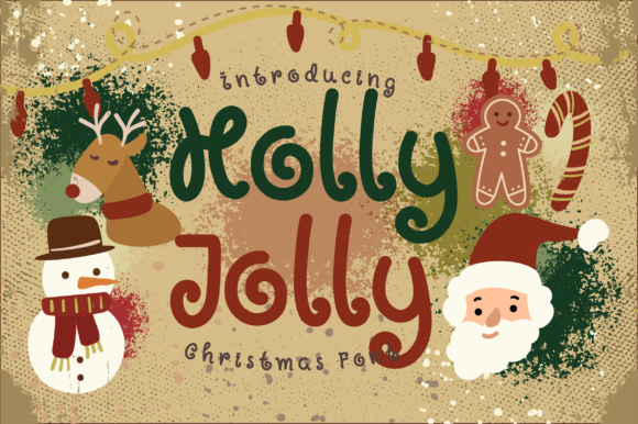 Holly Jolly Font