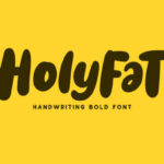 Holyfat Font Poster 1