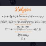 Holyson Font Poster 7