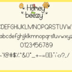 Honey Beezy Font Poster 6