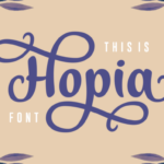 Hopia Font Poster 1