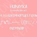 Humayra Font Poster 4