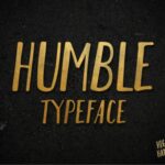 Humble Font Poster 1