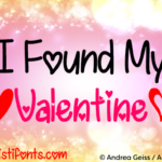 I Found My Valentine Font Poster 1