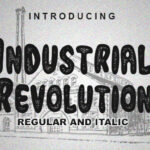 Industrial Revolution Font Poster 1