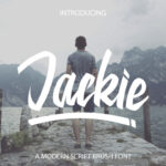 Jackie Font Poster 1