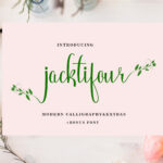 Jacktifour Font Poster 1