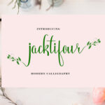 Jacktifour Font Poster 13