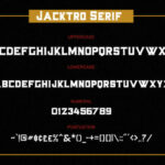 Jacktro Font Poster 11