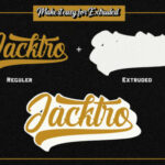 Jacktro Font Poster 6