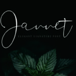Jannet Font Poster 1