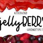 Jelly Berry Font Poster 1