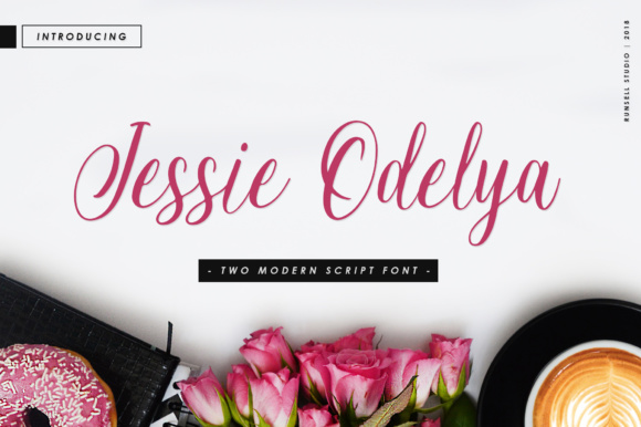 Jessie Odelya Font Poster 1