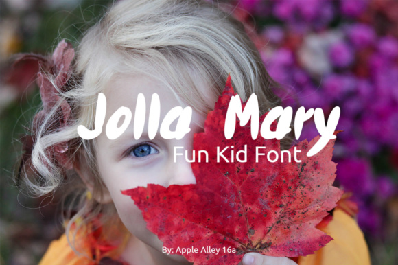 Jolla Mary Font Poster 1