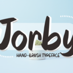 Jorby Font Poster 1