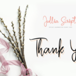 Jullia Script Font Poster 6