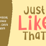 Just Like That Font Poster 1