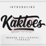 Kaktoes Font Poster 1