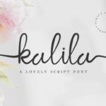 Kalila Script Font Poster 1