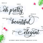 Kasandra Script Font Poster 4