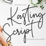 Kasting Script Font Poster 1