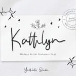 Kathlyn Font Poster 1