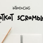 Katkat Scrambled Font Poster 1