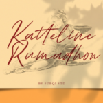 Katteline Rumadhon Font Poster 1