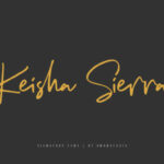 Keisha Sierra Font Poster 1