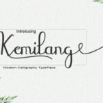 Kemilang Font Poster 1