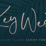 Key West Script Font Poster 1