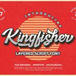 Kingfisher Font Poster 1