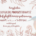 Kingfisher Font Poster 2