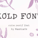 Kold Font Poster 1