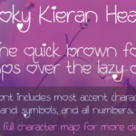 Kooky Kieran Font Poster 2