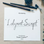 Labyrint Script Font Poster 1