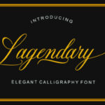 Lagendary Font Poster 1