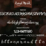 Langit Merah Font Poster 7