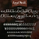 Langit Merah Font Poster 8