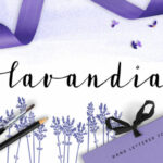 Lavandia Font Poster 1