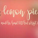 Lemon Pie Font Poster 1