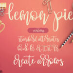 Lemon Pie Font Poster 3