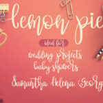 Lemon Pie Font Poster 4