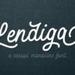 Lendiga Font Poster 1