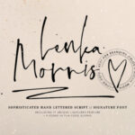 Lenka Morris Font Poster 1