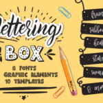 Lettering Box Font Poster 1