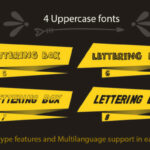 Lettering Box Font Poster 5