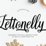 Lettonelly Font Poster 1